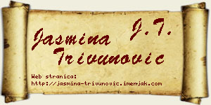 Jasmina Trivunović vizit kartica